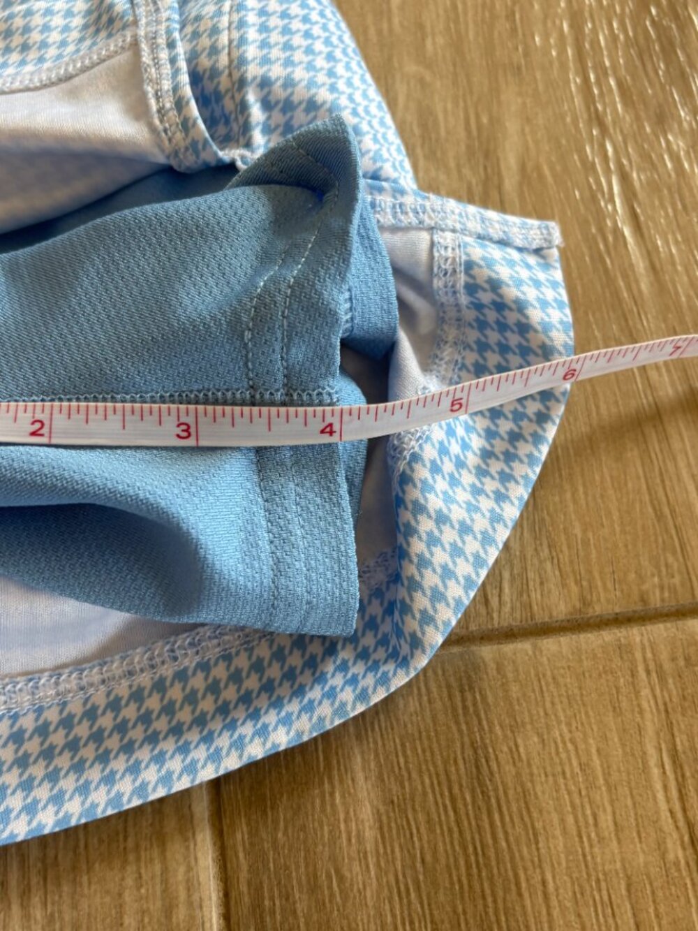 FootJoy Golf Houndstooth Skort Women's Small Blue White Sporty Preppy Summer - Picture 11 of 11